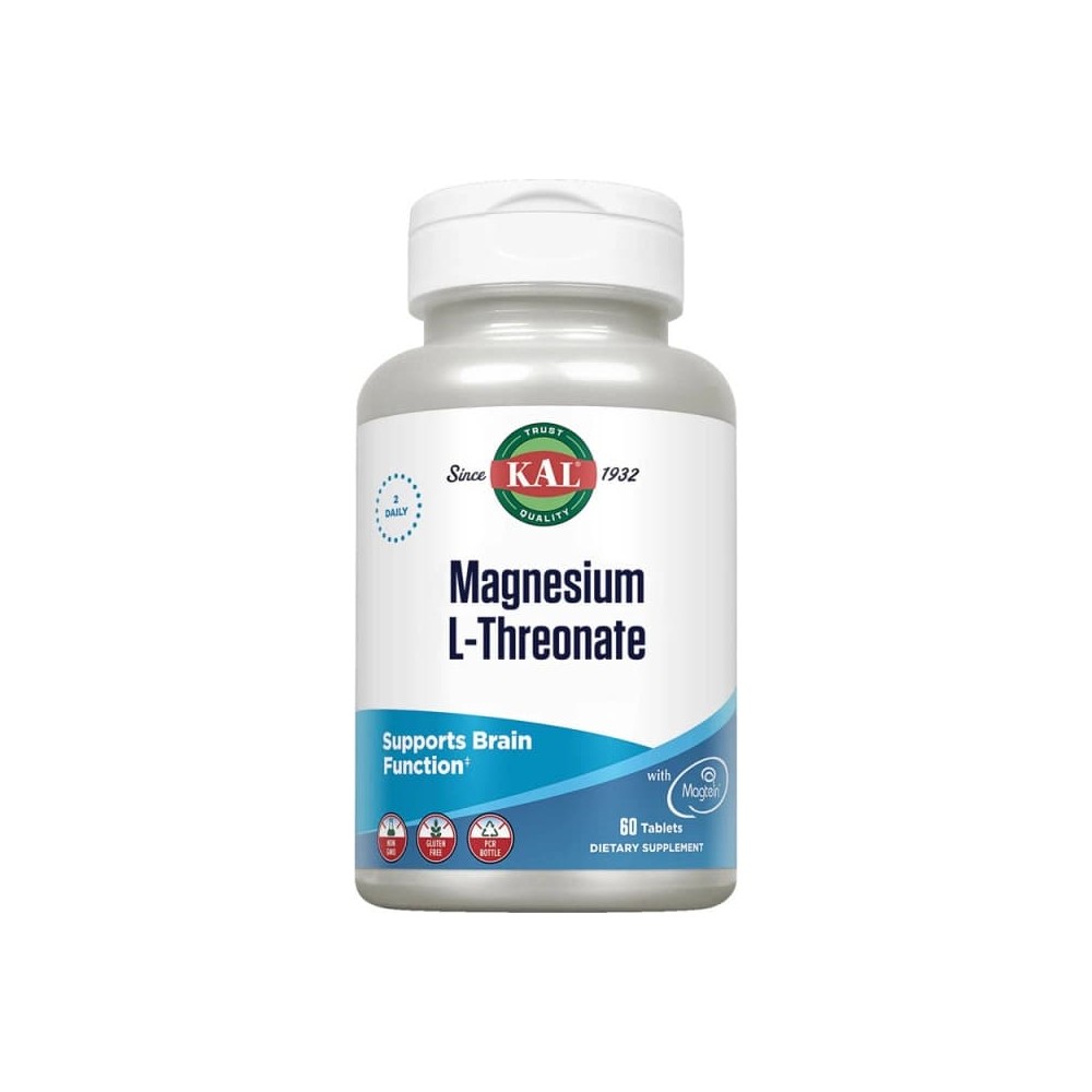Comprar online MAGNESIO L-TREONATO 60 TABLETAS KAL - Farmacia Coliseum