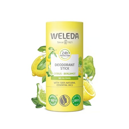 Comprar online WELEDA STICK DESODORANTE BIO CITRUS BERGAMOTA 24H 50GR
