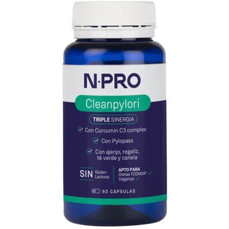 Comprar NPRO CLEANPYLORI 60 CAPSULAS NATURAL PROBIOTICS online