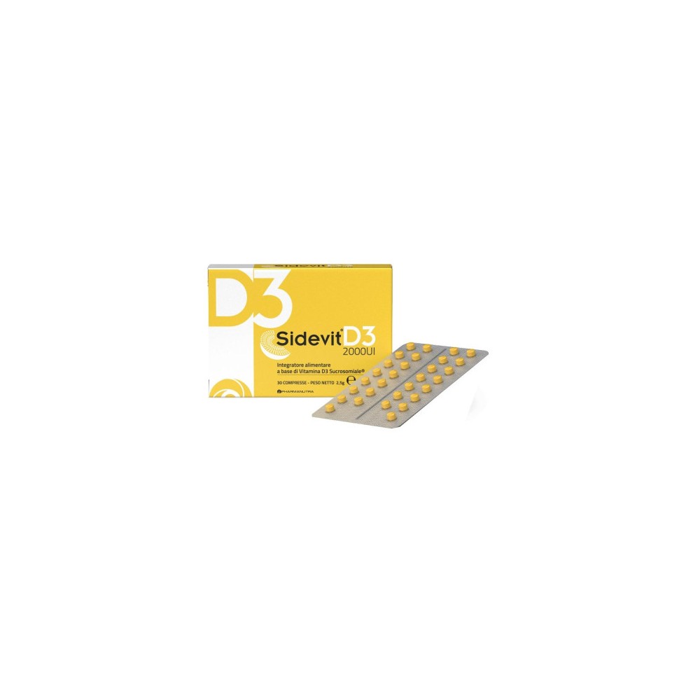 Comprar SIDEVIT D3 30 COMPRIMIDOS PHARMANUTRA online Farmacia Coliseum