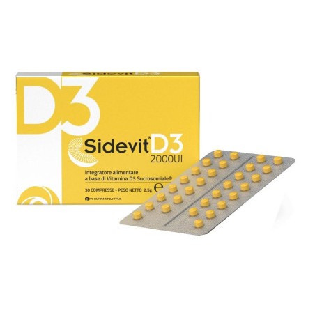 Comprar SIDEVIT D3 30 COMPRIMIDOS PHARMANUTRA online Farmacia Coliseum