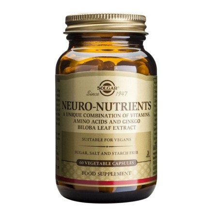 Comprar NEURO NUTRIENTES 30 CAP SOLGAR  online - Farmacia Coliseum