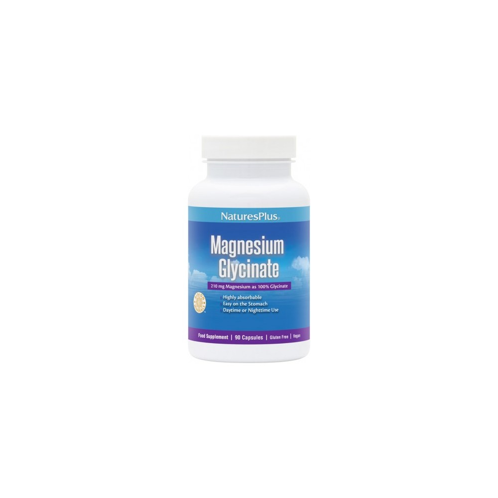 Comprar online MAGNESIO BISGLICINATO 90 CAP NATURES PLUS - Farmacia Coliseum