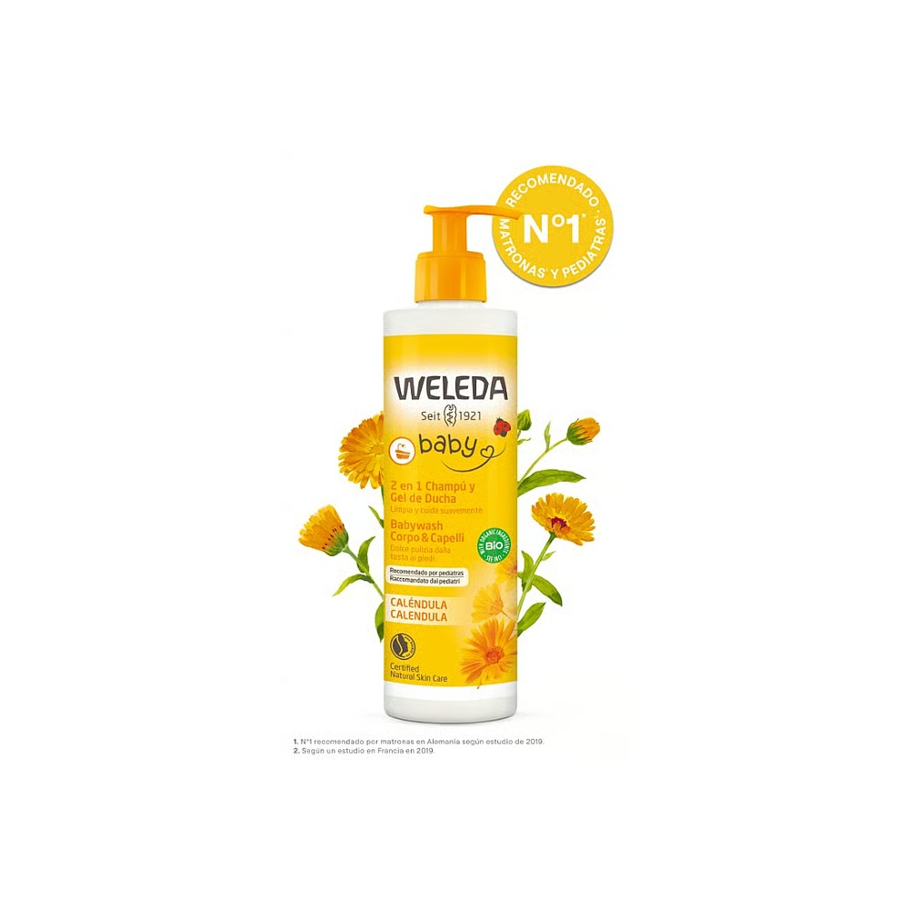 Comprar WELEDA BABY CHAMPU Y GEL DE DUCHA DE CALENDULA BIO 400 ML