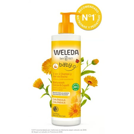 Comprar WELEDA BABY CHAMPU Y GEL DE DUCHA DE CALENDULA BIO 400 ML