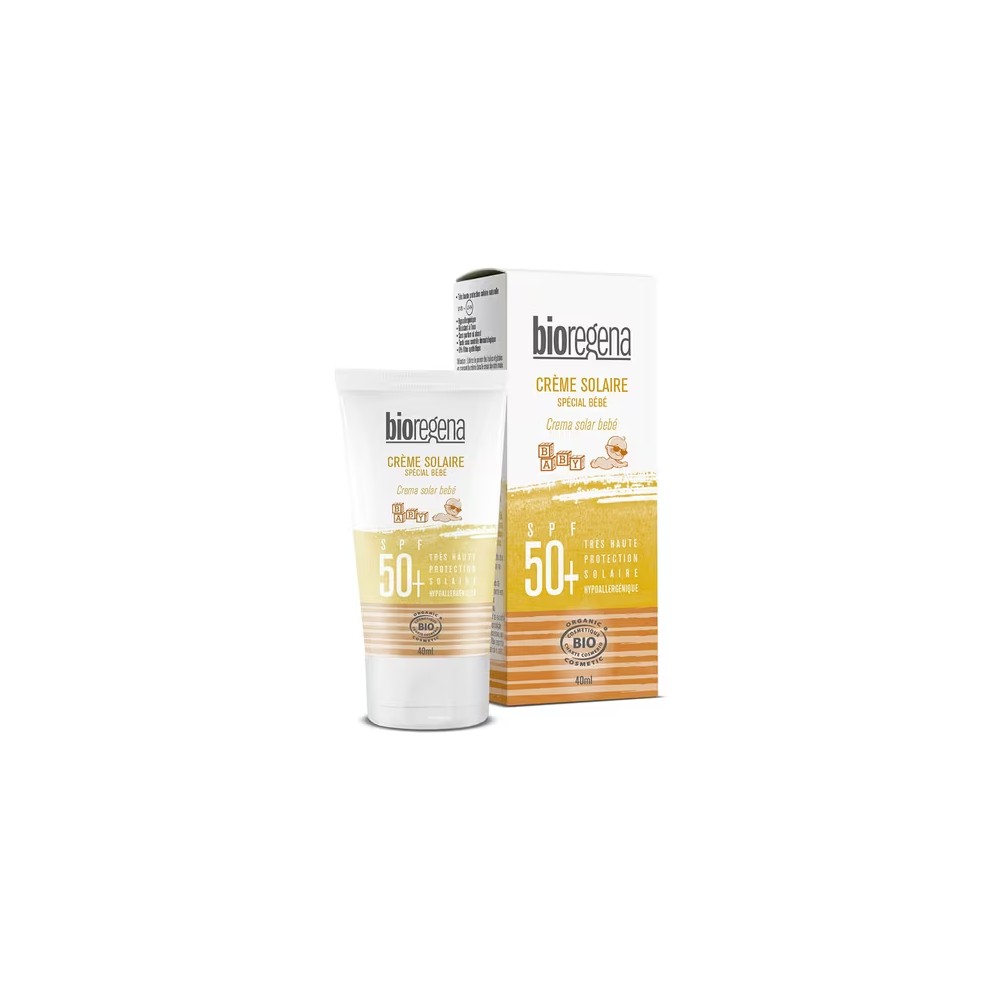 BIOREGENERA CREMA SOLAR BEBE SPF50+ HIPOALEGENICO BIOREGENA 40 ML