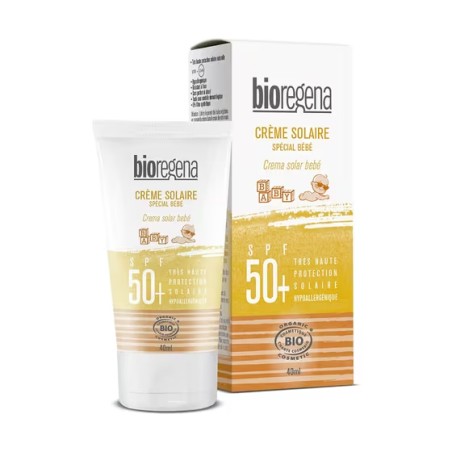 BIOREGENERA CREMA SOLAR BEBE SPF50+ HIPOALEGENICO BIOREGENA 40 ML