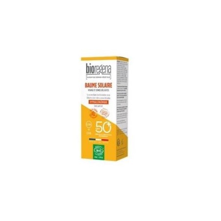 BIOREGENA BALSAMO SOLAR FACIAL SPF50+ HIPOALEGENICO BIOREGENA 40 ML