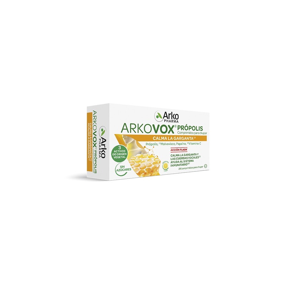 Comprar online ARKOVOX MIEL LIMON 24 PASTILLAS ARKOPHARMA