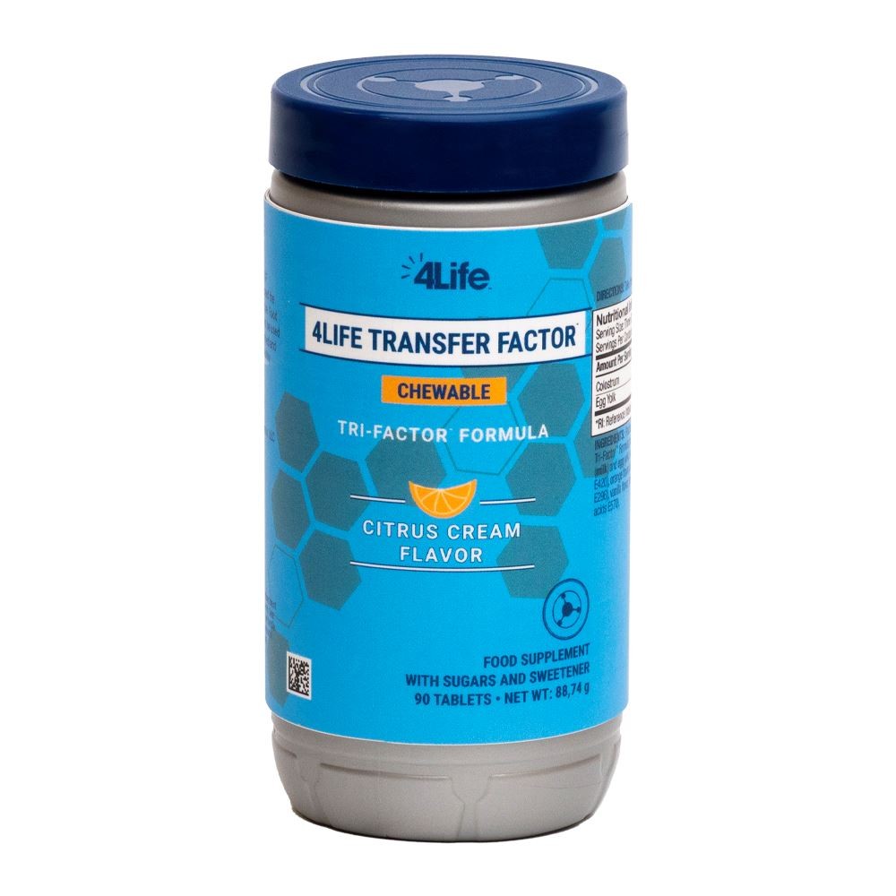 Comprar TRANSFER FACTOR TRI FACTOR MASTICABLE CITRICO 90 TAB 4 LIFE