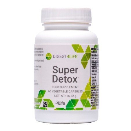 Comprar online SUPER DETOX 60 CAP 4 LIFE - Farmacia Coliseum