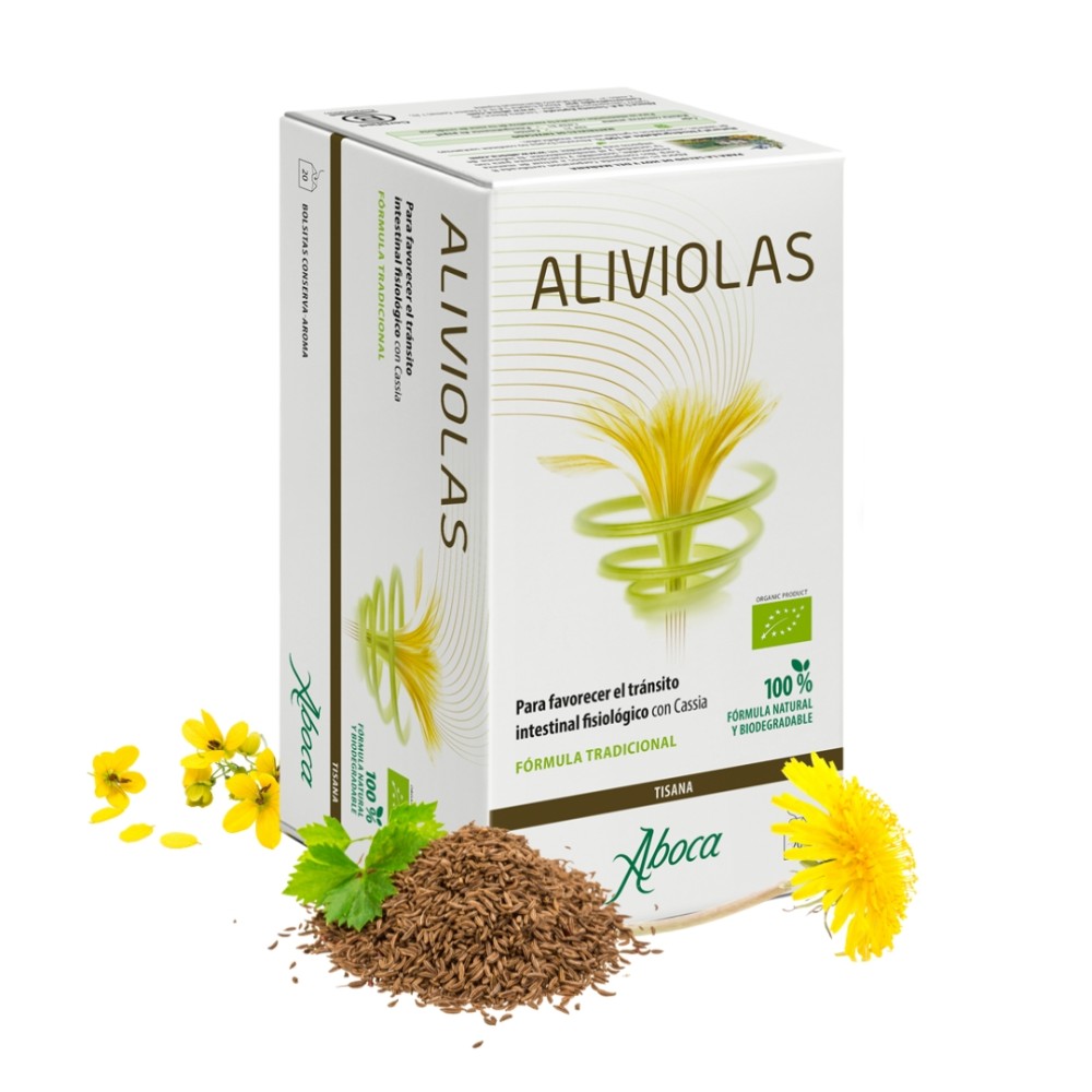 Comprar online ALIVIOLAS BIO TISANA 20 BOLSITAS ABOCA
