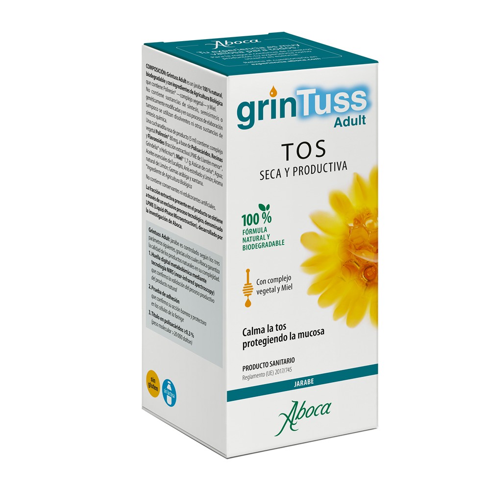 Comprar online GRINTUSS ADULT JARABE 180CC ABOCA