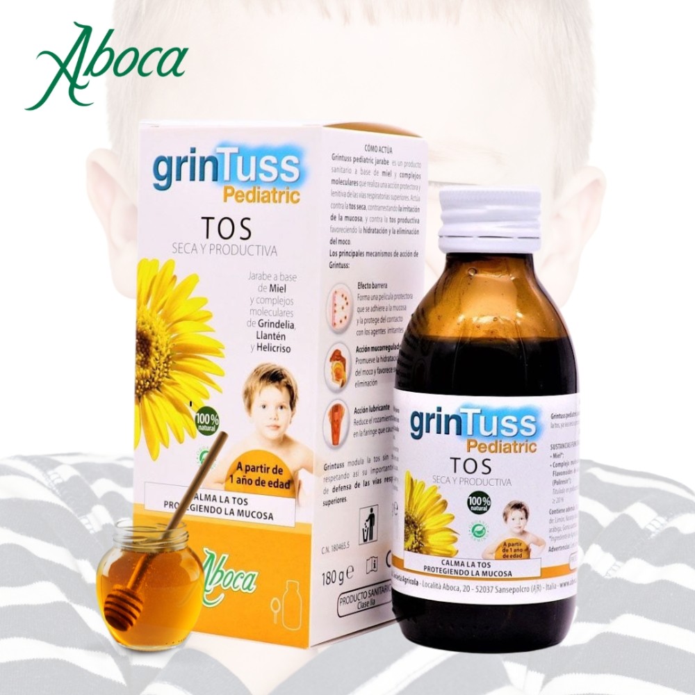 Comprar GRINTUSS PEDIATRIC JARABE 180CC ABOCA online