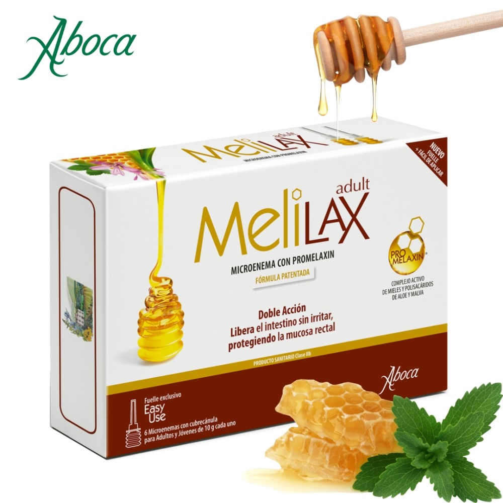 Comprar online MELILAX ADULT - 6 MICROENEMAS 10 G ABOCA