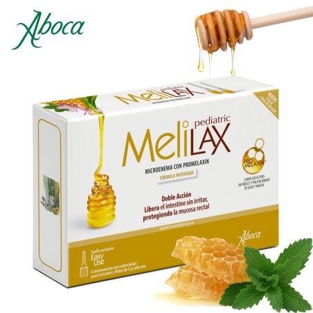Comprar MELILAX PEDIATRIC - 6 MICROENEMAS DE 5 G ABOCA online