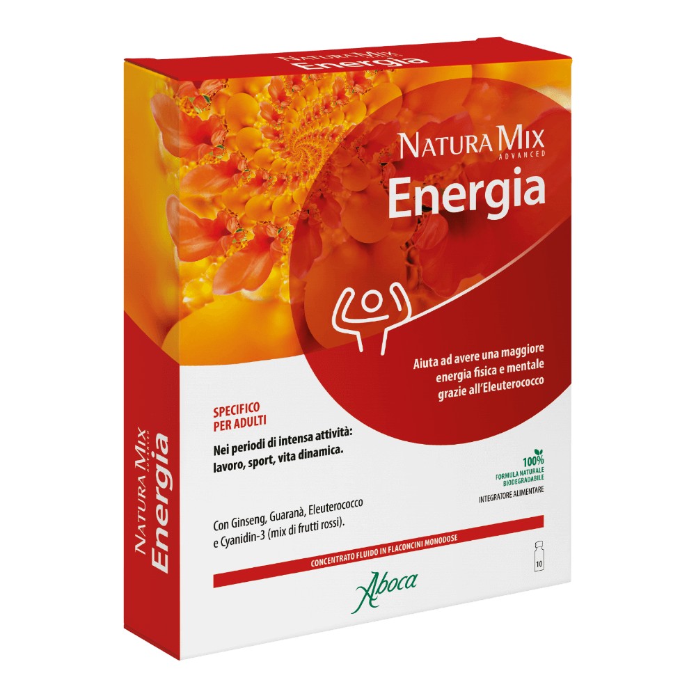 Comprar online NATURA MIX ADVANCED ENERGÍA - CONCENTRADO FLUIDO 10 FRASCOS ABOCA