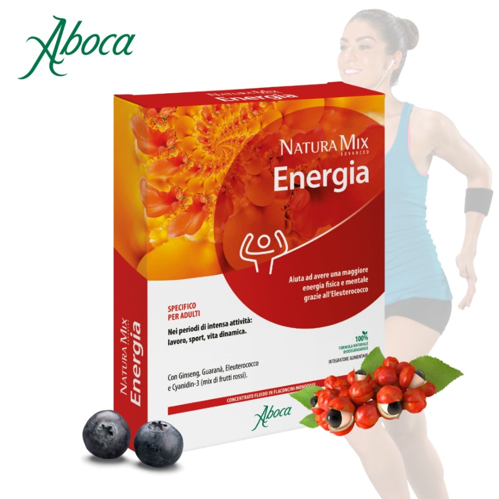 Comprar online NATURA MIX ADVANCED ENERGÍA - CONCENTRADO FLUIDO 10 FRASCOS ABOCA