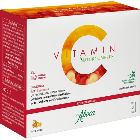 Comprar online VITAMIN C NATURCOMPLEX 20 SOBRES ABOCA - Coliseum