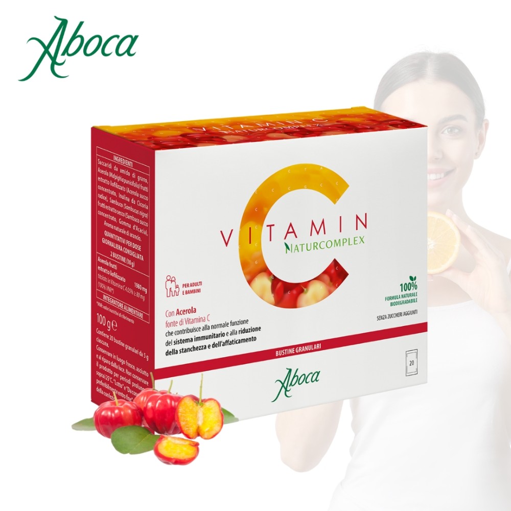 Comprar online VITAMIN C NATURCOMPLEX 20 SOBRES ABOCA - Coliseum