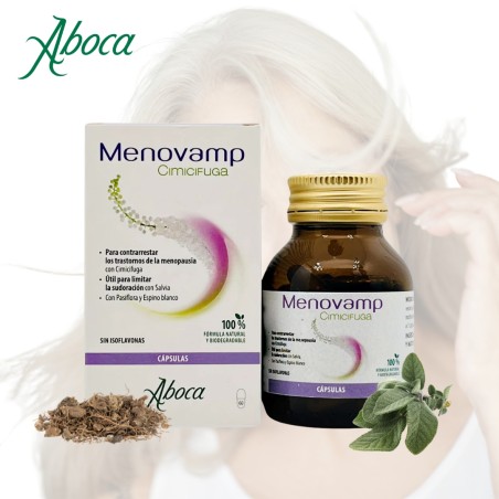comprar online MENOVAMP CIMICIFUGA 60 CAP ABOCA - Farmacia Coliseum