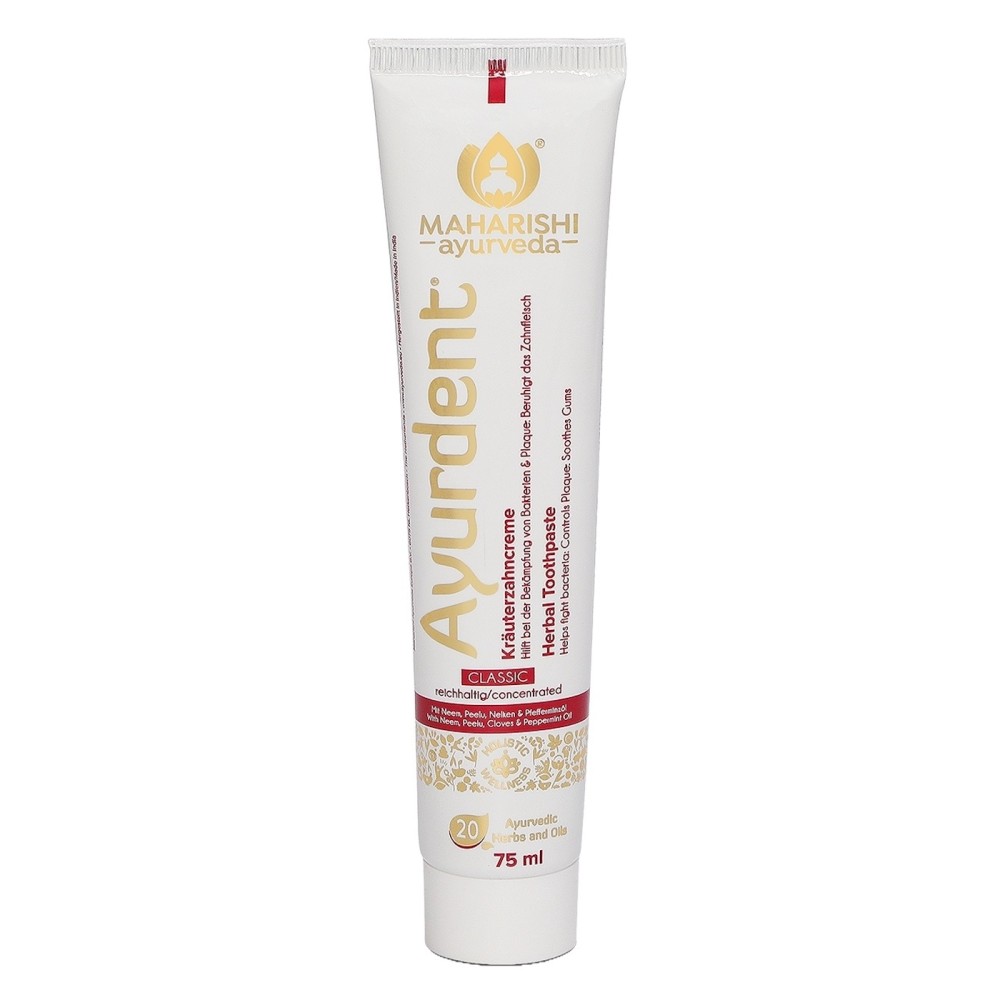 PASTA DENTIFRICA AYURDENT CLASSIC INTENSO 75 ML MAHARISHI AYURVEDA