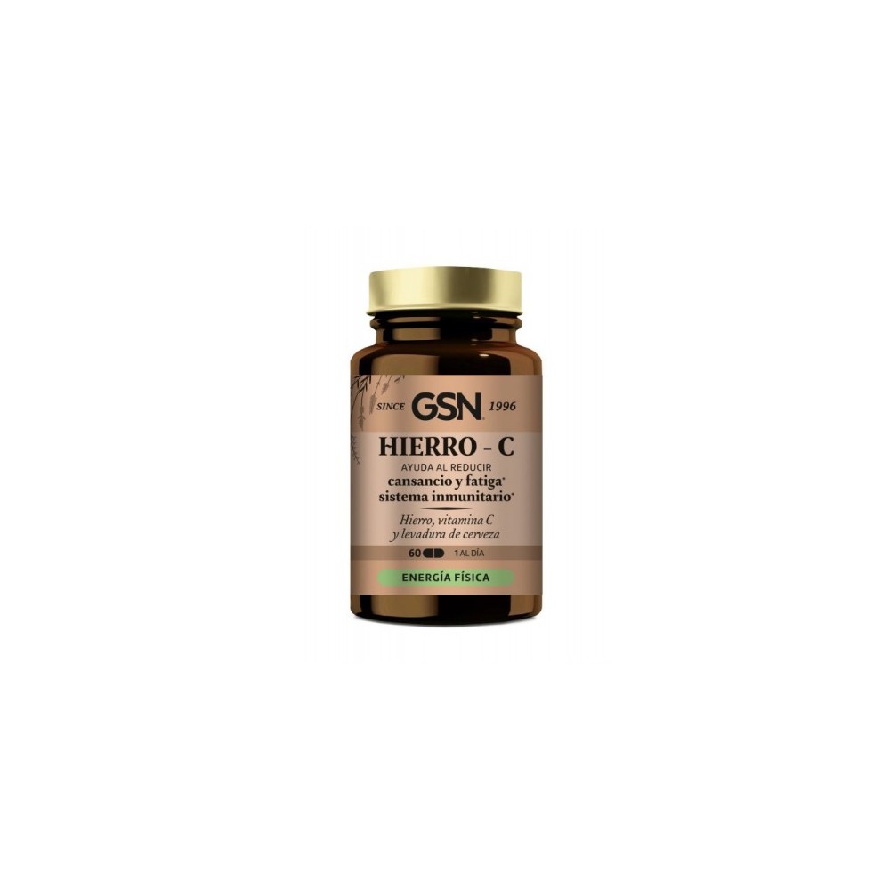 Comprar HIERRO C 60 CAP GSN online - Farmacia Coliseum