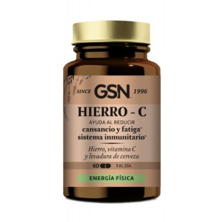Comprar HIERRO C 60 CAP GSN online - Farmacia Coliseum