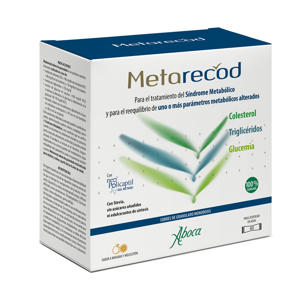 Comprar online METARECOD 40 SOBRES ABOCA - Farmacia Coliseum