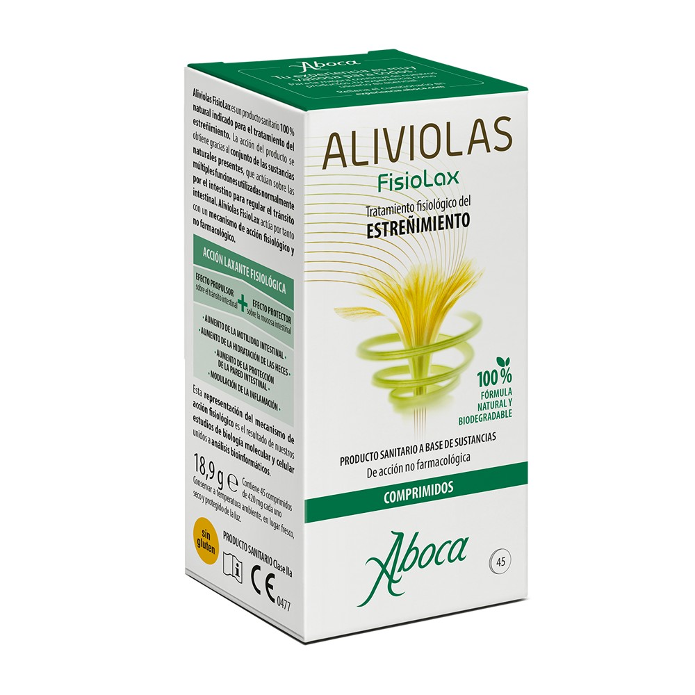 Comprar ALIVIOLAS FISIOLAX 45 COMP ABOCA online - Farmacia Coliseum
