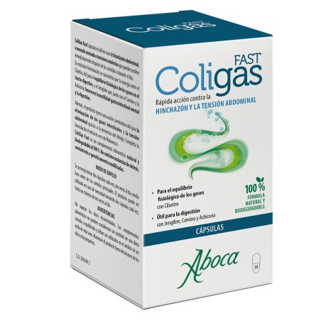 Comprar online COLIGAS FAST 30 CAP ABOCA - Farmacia Coliseum