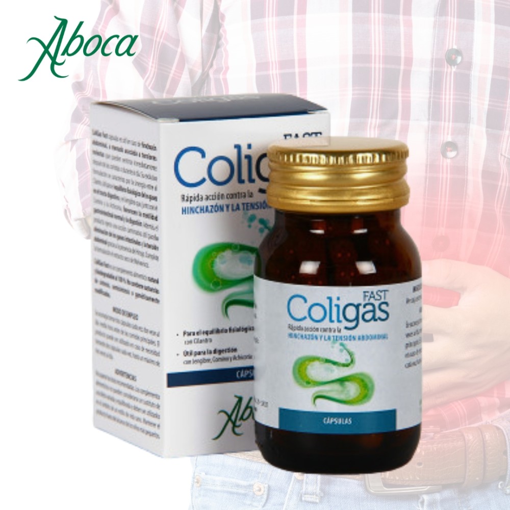 Comprar online COLIGAS FAST 30 CAP ABOCA - Farmacia Coliseum