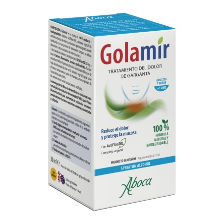 Comprar online GOLAMIR 2ACT SPRAY NO ALCOHOL 30 ML ABOCA - Coliseum
