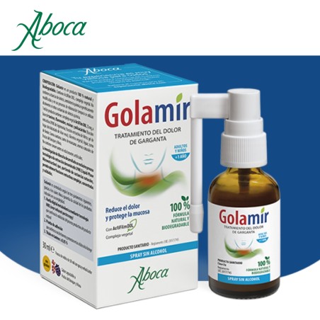Comprar online GOLAMIR 2ACT SPRAY NO ALCOHOL 30 ML ABOCA - Coliseum