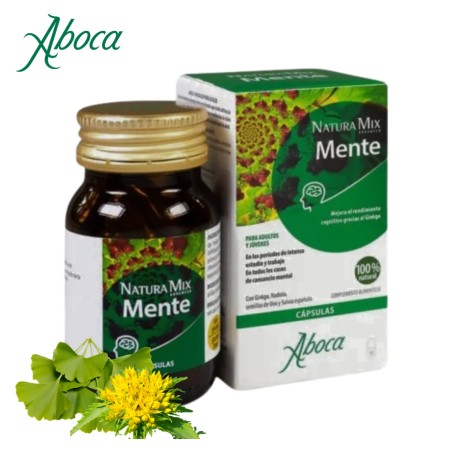 Comprar NATURA MIX ADVANCED MENTE 50 CAP ABOCA - Farmacia Coliseum