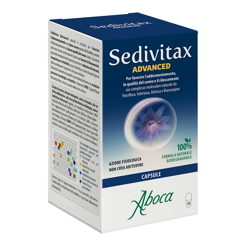 Comprar online SEDIVITAX ADVANCED 30 CAP ABOCA - Farmacia Coliseum