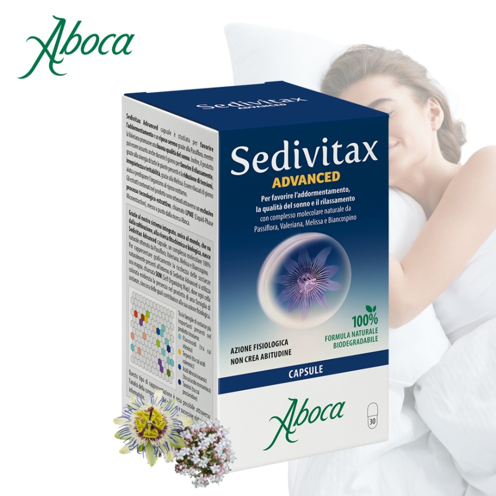 Comprar online SEDIVITAX ADVANCED 30 CAP ABOCA - Farmacia Coliseum