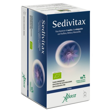 Comprar online SEDIVITAX TISANA 20 BOLSITAS ABOCA - Farmacia Coliseum