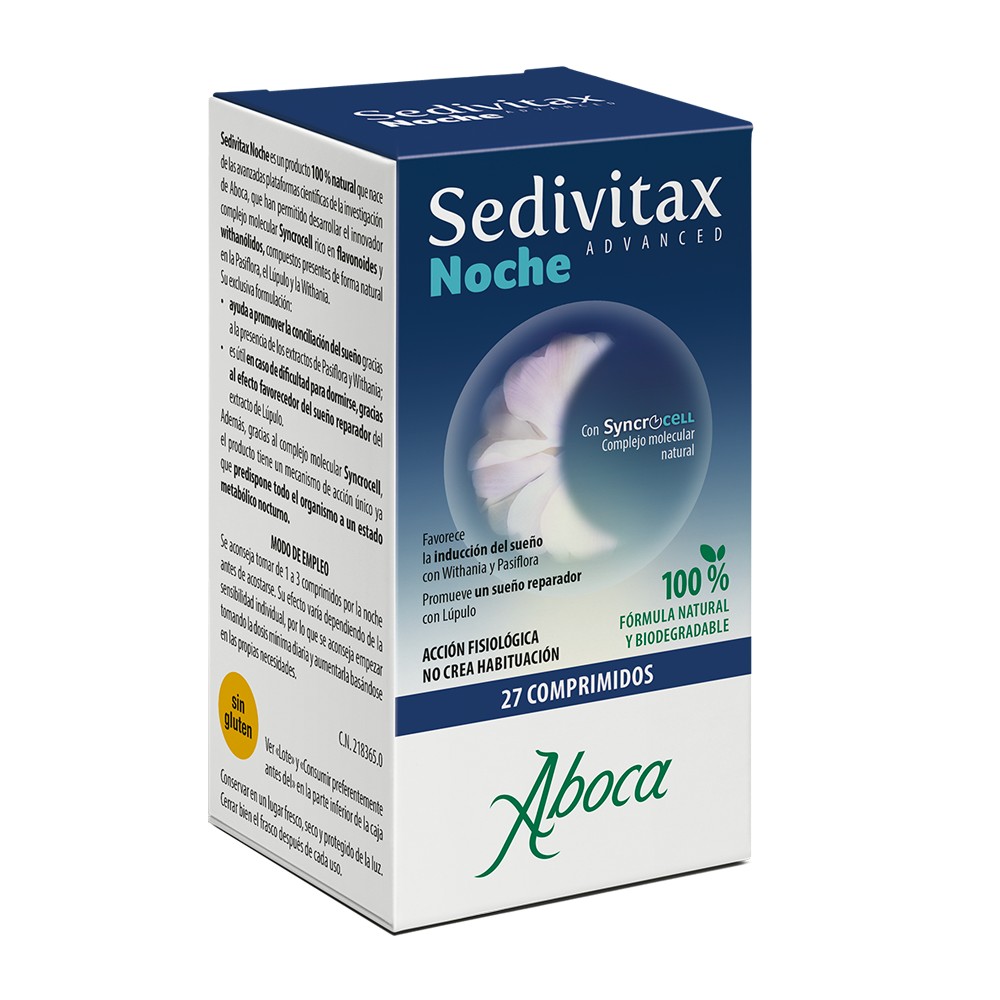Comprar SEDIVITAX NOCHE ADVANCED 27 COMP ABOCA online - Coliseum