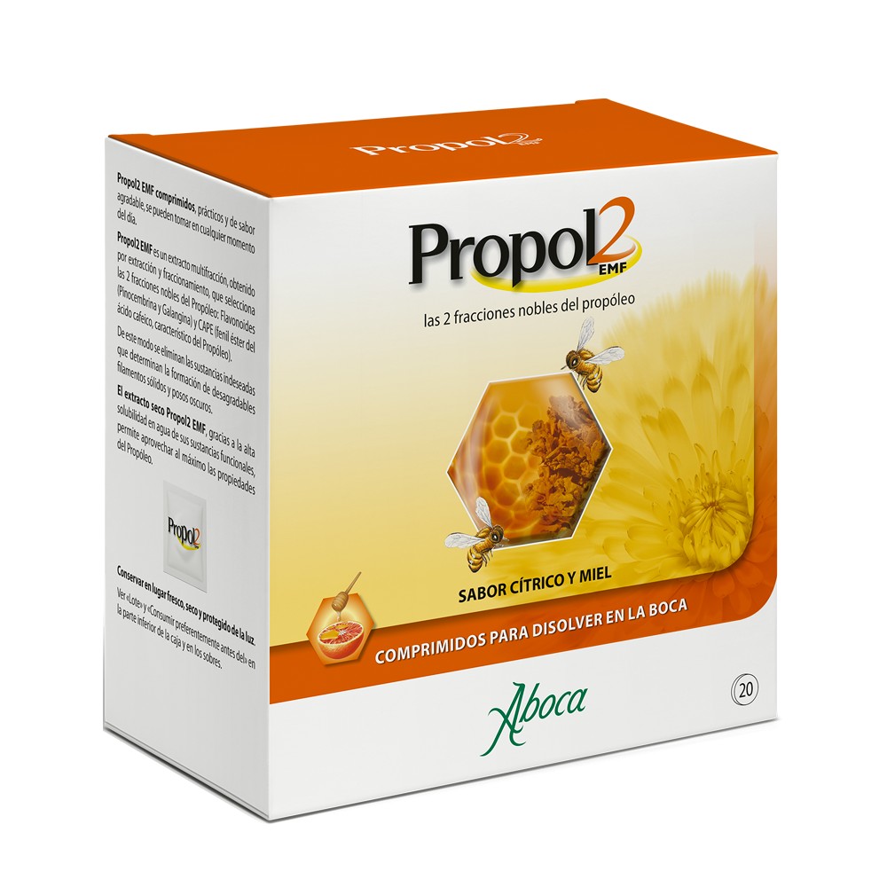 PROPOL 2EMF 20 COMP BUCODISP SABOR CITRICO Y MIEL ABOCA -  Coliseum