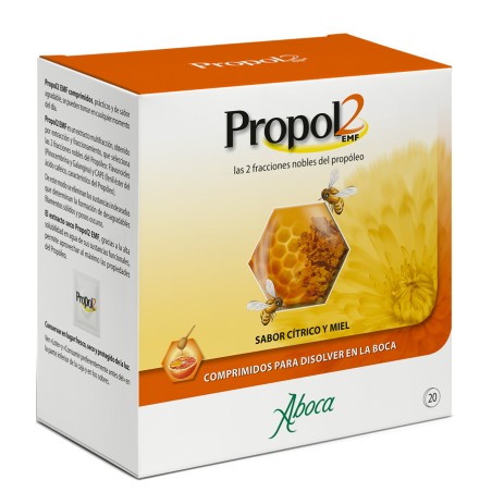 PROPOL 2EMF 20 COMP BUCODISP SABOR CITRICO Y MIEL ABOCA -  Coliseum