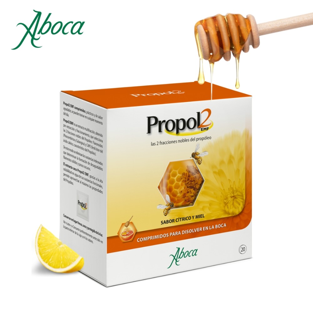 PROPOL 2EMF 20 COMP BUCODISP SABOR CITRICO Y MIEL ABOCA -  Coliseum