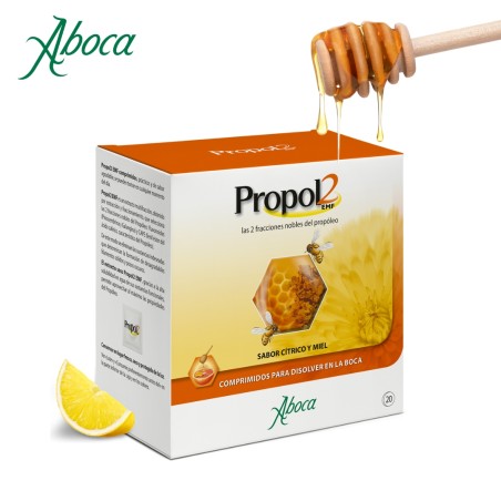 PROPOL 2EMF 20 COMP BUCODISP SABOR CITRICO Y MIEL ABOCA -  Coliseum