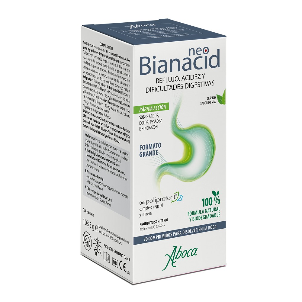 Comprar NEOBIANACID 70 COMP ABOCA online - Farmacia Coliseum