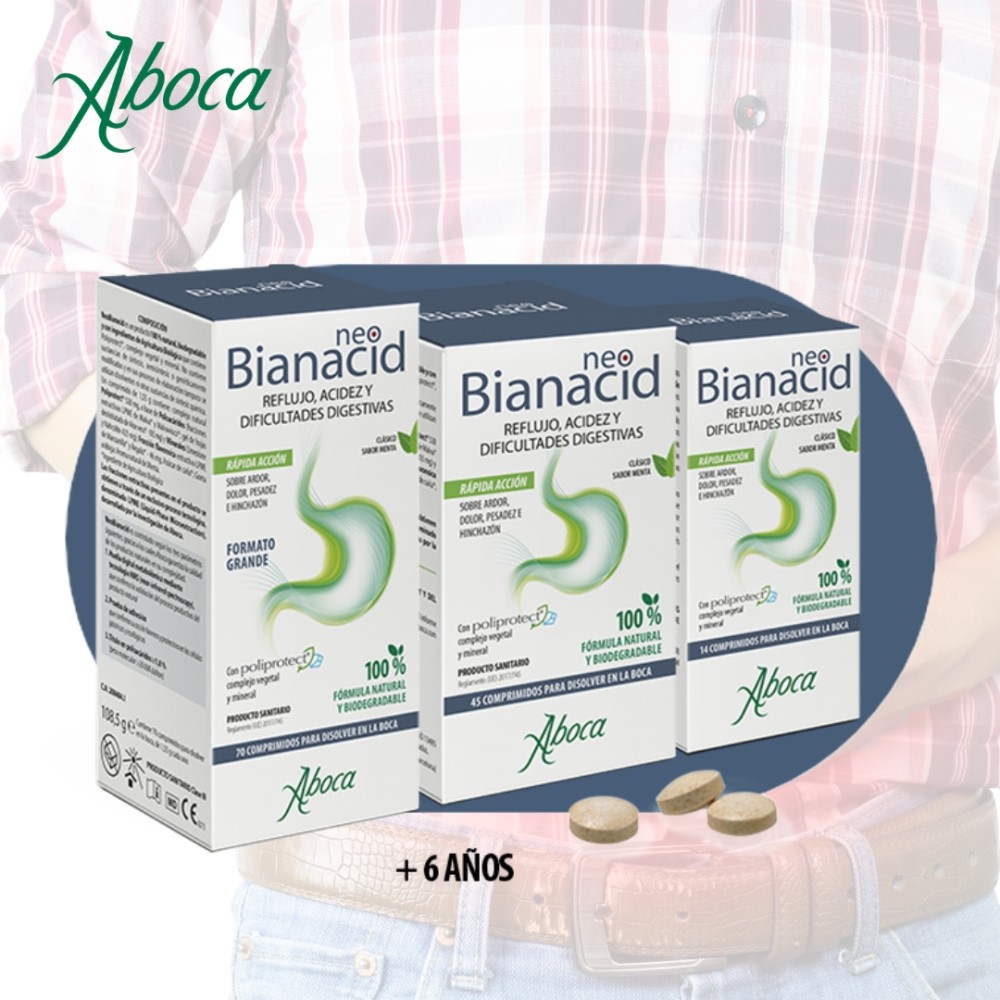 Comprar NEOBIANACID 70 COMP ABOCA online - Farmacia Coliseum