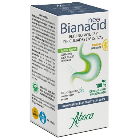 Comprar online NEOBIANACID 14 COMP LIMON ABOCA - Farmacia Coliseum