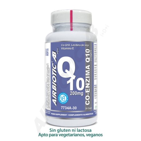Comprar COENZIMA Q10 300 MG (CON LECITINA Y VIT.E) 30 CAP AIRBIOTIC