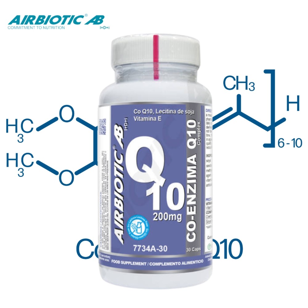 Comprar COENZIMA Q10 300 MG (CON LECITINA Y VIT.E) 30 CAP AIRBIOTIC