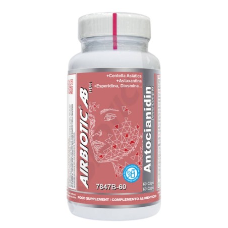 Comprar online ANTOCIANIDIN AB DERMA COMPLEX 60 CAP AIRBIOTIC