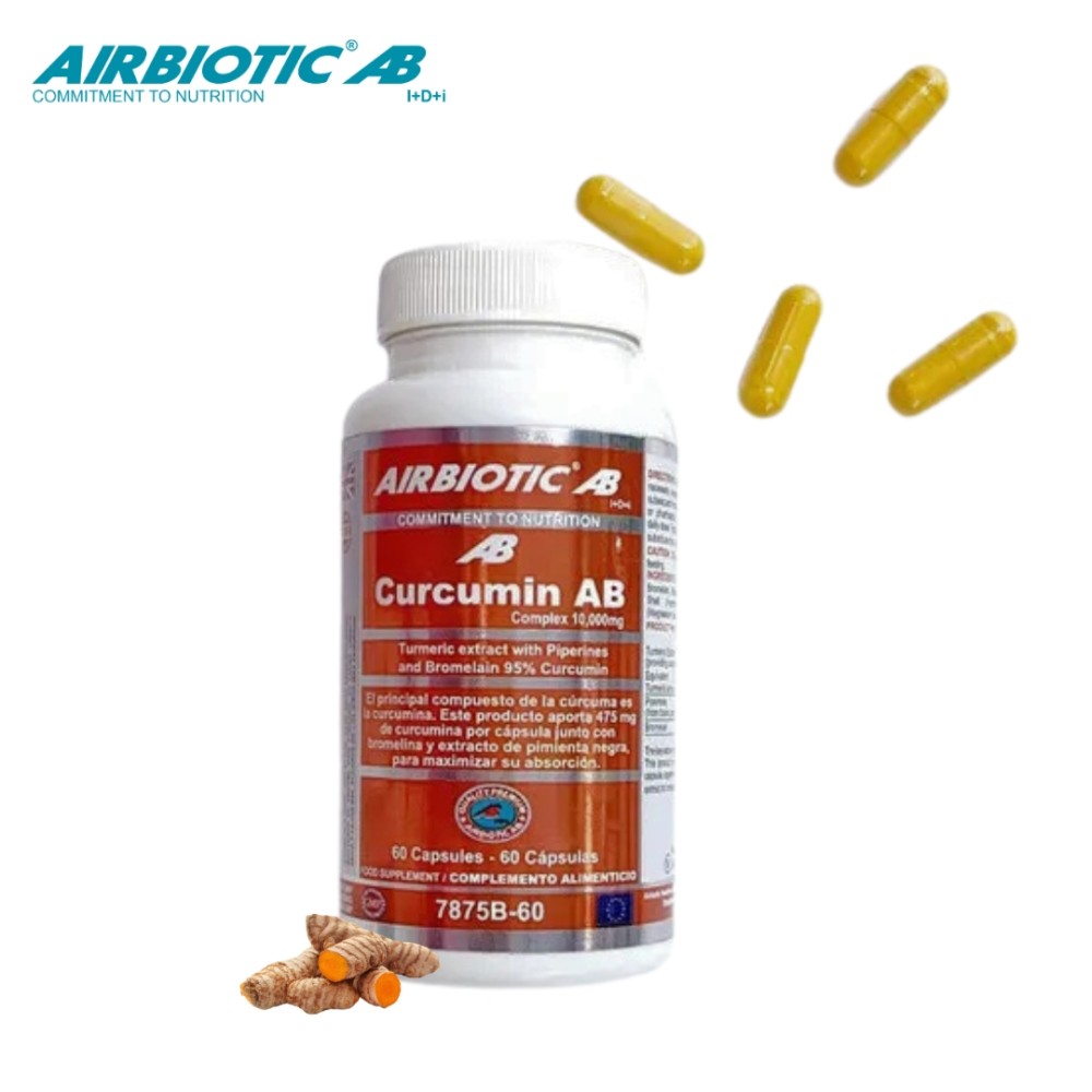 Comprar online CURCUMA AB COMPLEX 10000 MG 60 CAP AIRBIOTIC